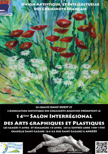 9 et 10 avril 2016 : exposition d'arts graphiques et plastiques à Angers