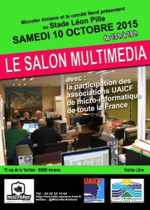 Salon Multimédia à Amiens, 10 octobre 2015