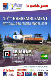 28 et 29/10/15 : 10e rassemblement national des jeunes modélistes