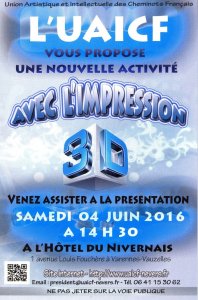 Nouvelle activité à Nevers : l'impression 3D 