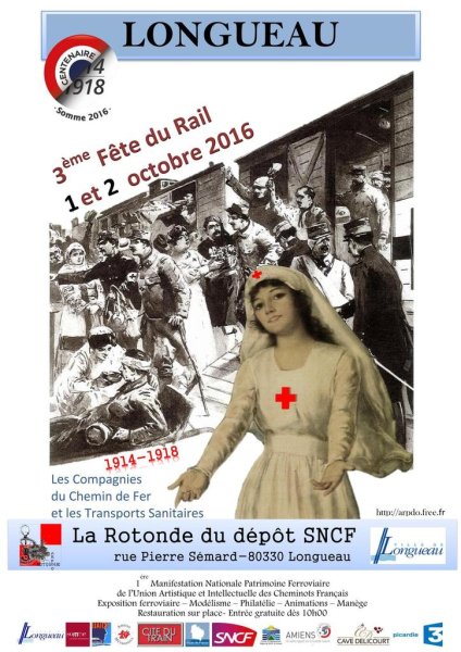 1er et 2 octobre 2016 : Fête du rail à Longueau
