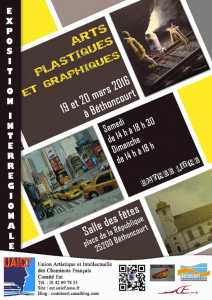 19 et 20 mars 2016 : Exposition d'arts graphiques et plastiques 