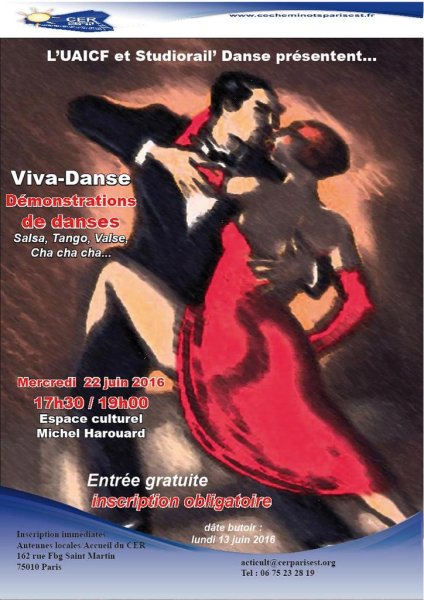 22 juin 2016 : démonstration de danses à Paris