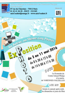 Du 3 au 11 mai 2016 : exposition Photo à Varennes-Vauzelles