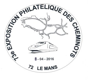 8 et 9 avril 2016 : exposition philatélique au Mans